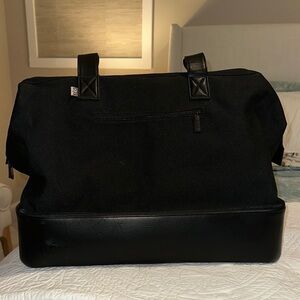 BEIS black weekender duffel